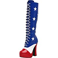 Heels Club Miss América Disfraz Botas